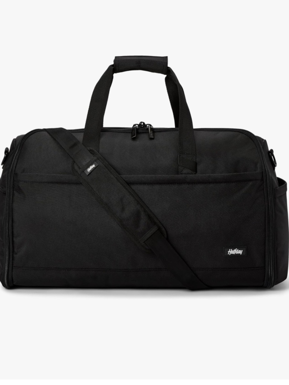 Halfday 45L Garment Duffel Bag Jet Black Carry On Suit Travel Weekender New‎